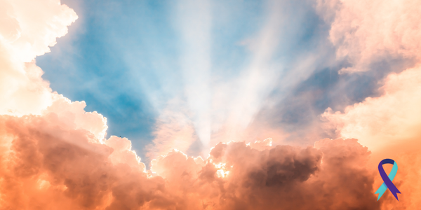 Light shining through the clouds